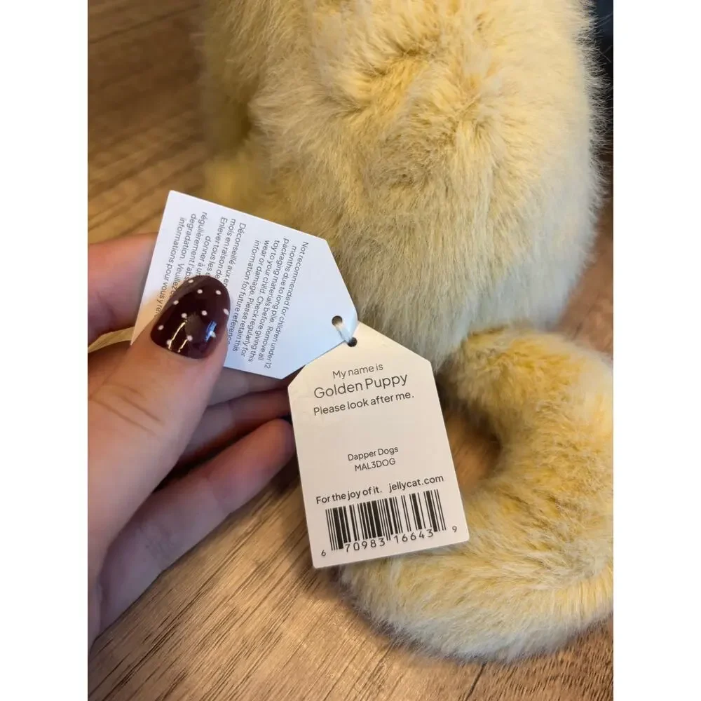 Jellycat Golden Puppy Gift for Dog Lover NEW! FAST SHIP Authentic